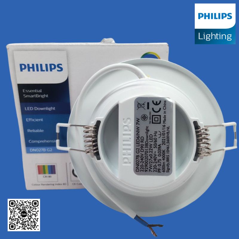 DN027B G3 – Đèn LED âm trần cao cấp nhất Philips với thiết kế tròn & vuông, công suất đa dạng